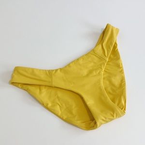 Small BECCA Mustard Yellow Bikini Bottom